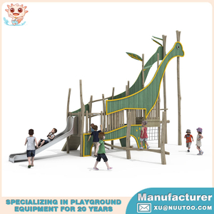 बच्चों के लिए लकड़ी का खेल का मैदान_आउटडोर लकड़ी का खेल का मैदान_जिराफ